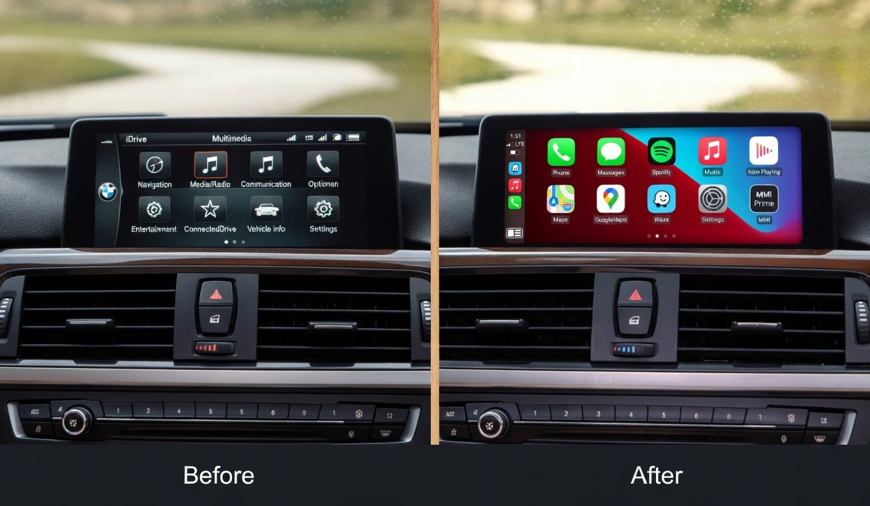 BMW upgraded interface detail